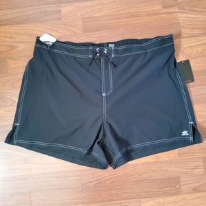 ZeroXposur Swim Shorts Trunks 3X Black New